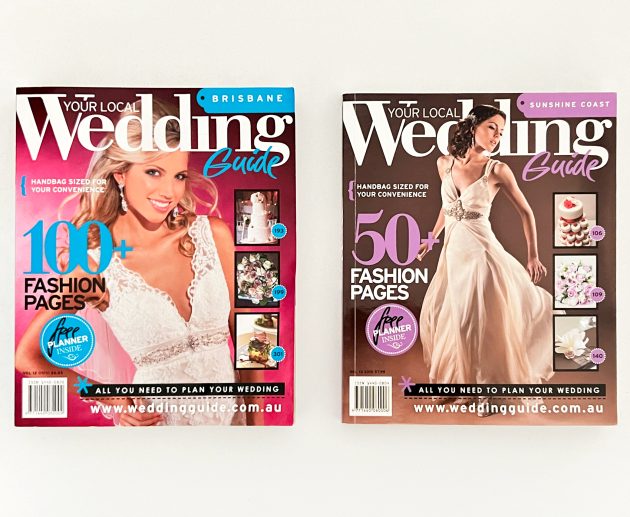 your local wedding magazine covers