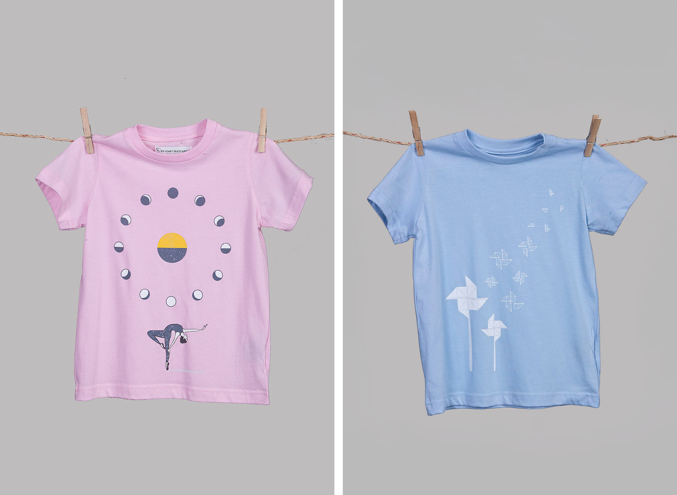 bella luna and windfarm childrens shirt