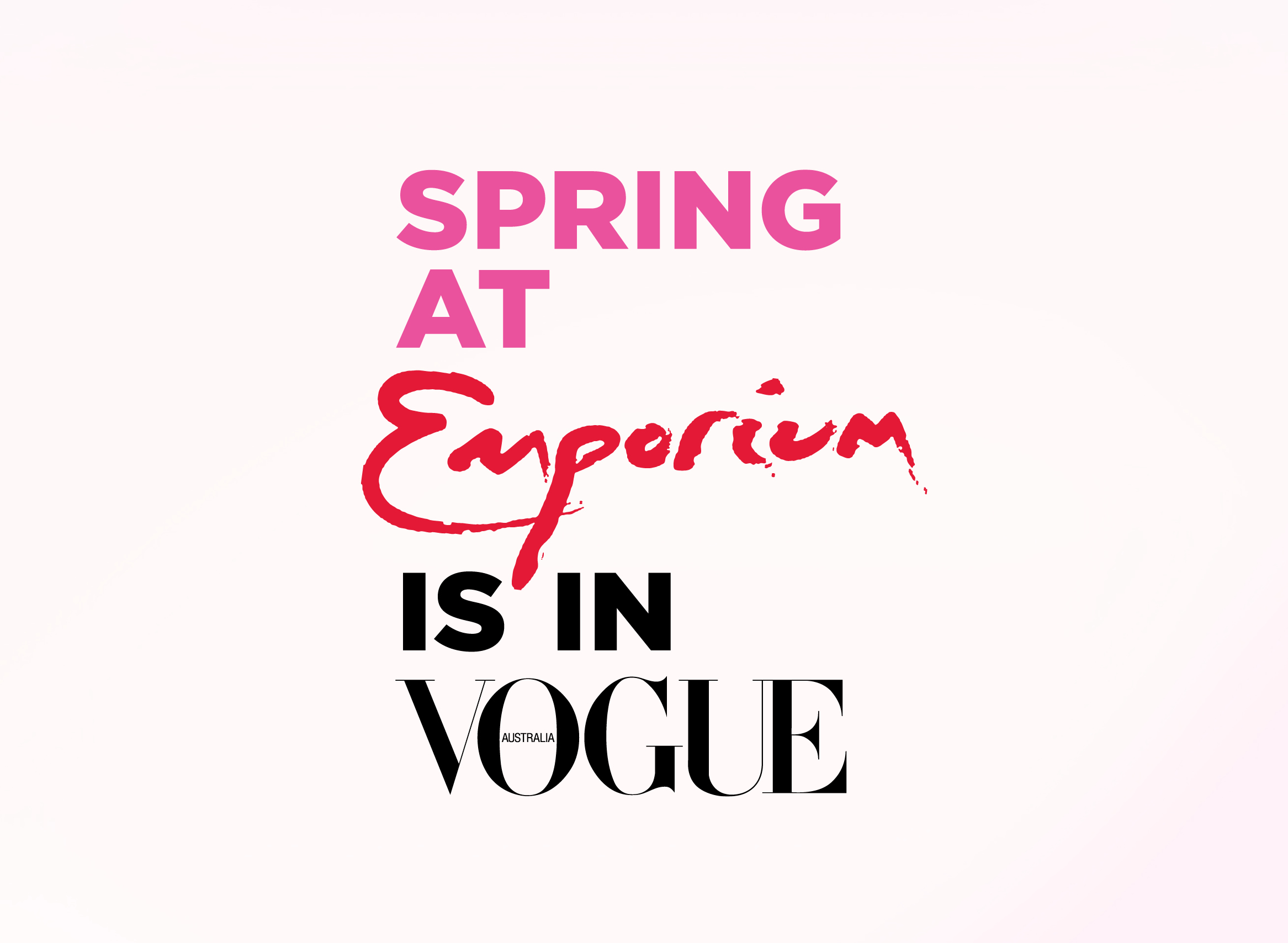 spring at emporium is in vogue logo